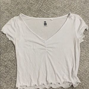 White Crop Top